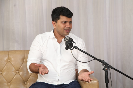 Mohanish Joshi behind the mic